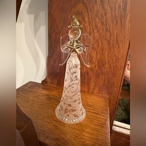 NWOT Lenox Angel Holding Gold Star Joyous Tidings Noel Angel Ornament